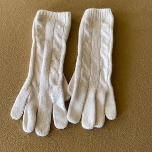Cream Lauren Ralph Lauren gloves